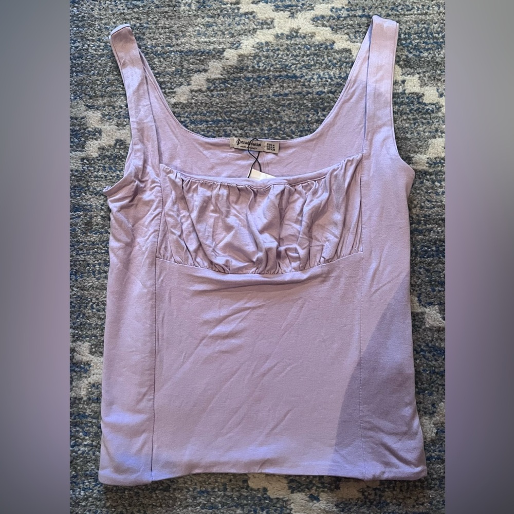NWT Stradivarius Size M Lilac Tank Top
